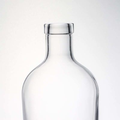 スクロールキャップ 750ml 1000ml 透明のシリコンジン・ラム・シャンパン・リコア 木のコルク付き ガラスボトル