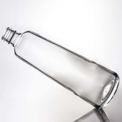 ジン・ラム・ウォッカ・ウイスキー用 スーパー・フリント・ラウンド・クリアグラスボトル 580ml 1000ml