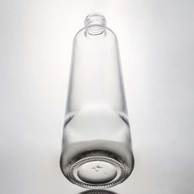 ジン・ラム・ウォッカ・ウイスキー用 スーパー・フリント・ラウンド・クリアグラスボトル 580ml 1000ml