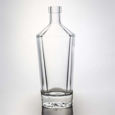 密封型 コルク 500ml 800ml 1000ml 丸い形の高石灰ガラスボトル