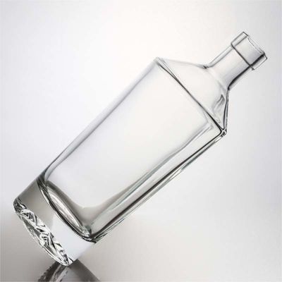 密封型 コルク 500ml 800ml 1000ml 丸い形の高石灰ガラスボトル