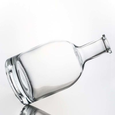 ウィスキー 750ml 800ml 1000ml クリア・フリント 重底ガラスボトル 木のコルク