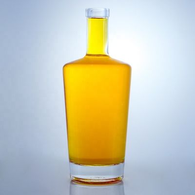 丸い形空ガラスボトル 表面操作とコルクシールタイプ
