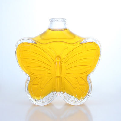 飲料 330ml クリア スーパーフリント 空のガラスボトル オーダーメイドロゴ