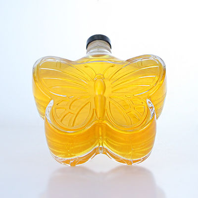 飲料 330ml クリア スーパーフリント 空のガラスボトル オーダーメイドロゴ