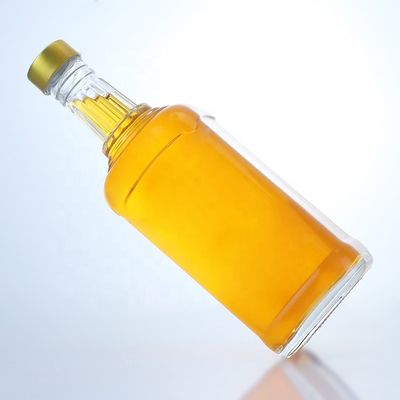 コラー素材 ガラス クリア 500ml 700ml 750ml フリントガラスボトル ウォッカ ジン ラム