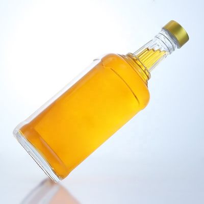 コラー素材 ガラス クリア 500ml 700ml 750ml フリントガラスボトル ウォッカ ジン ラム