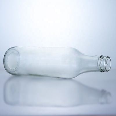 クリア ウイスキー ウォッカ グラスボトル ユニークな 650ml 特殊形 スクリュートップ仕上げ