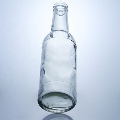 フリントガラス 276ml ブランデー ウォッカ テキラ ガラスボトル コルク付き ボディ素材 ガラス