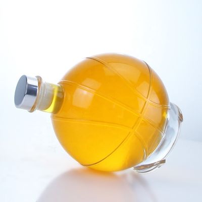 350ml 500ml ウィスキー・ラム・ジン・ブランデー用の人気のある形状の透明な酒ガラスボトル