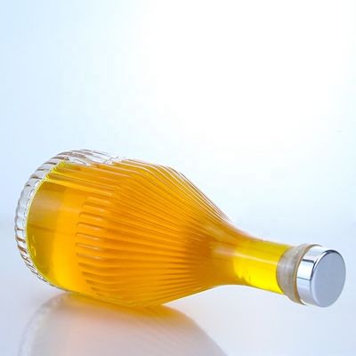 フリントグラス 500ml 750ml 1000ml オーダーメイドロゴ付き特別形ボトル
