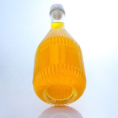 フリントグラス 500ml 750ml 1000ml オーダーメイドロゴ付き特別形ボトル