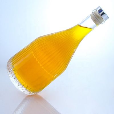 フリントグラス 500ml 750ml 1000ml オーダーメイドロゴ付き特別形ボトル