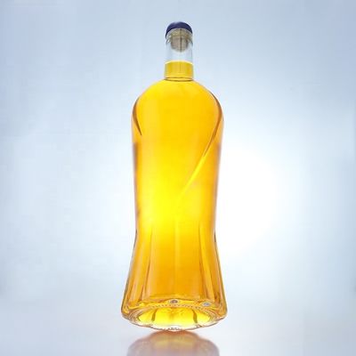 500ml 750ml 1000ml 空のウォッカ 酒 ジン ラム ティーキラ ウィスキー ブランデー スピリット ガラスボトル