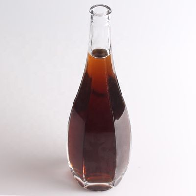 透明 750ml フリントグラス 空き酒 ラム ジン スピリッツ ウォッカ テキラ ボトル コルク