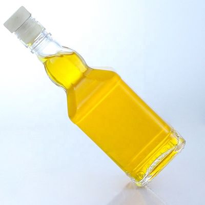 350ml 500ml スクリューキャップ フリント ガラス 透明 ボトル ウイスキー ウォッカ シャンパン テキラ ジン ラム
