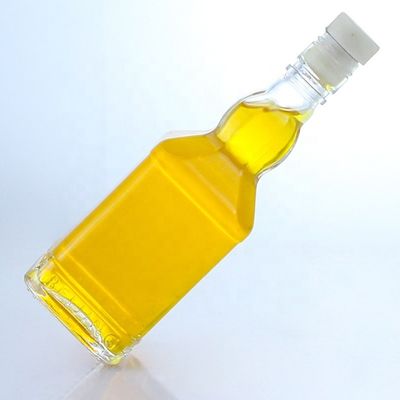 350ml 500ml スクリューキャップ フリント ガラス 透明 ボトル ウイスキー ウォッカ シャンパン テキラ ジン ラム