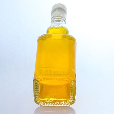 350ml 500ml スクリューキャップ フリント ガラス 透明 ボトル ウイスキー ウォッカ シャンパン テキラ ジン ラム