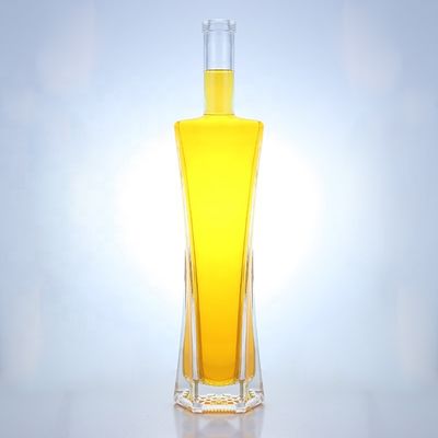 500ml 750ml 1000ml 透明ガラスボトル スクリューキャップ 工業飲料ベース材料 ガラス