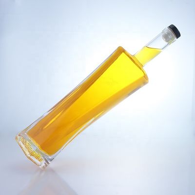 500ml 750ml 1000ml 透明ガラスボトル スクリューキャップ 工業飲料ベース材料 ガラス