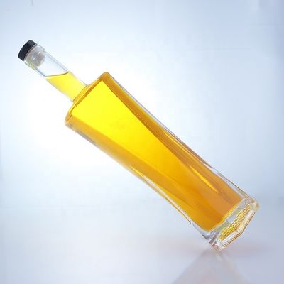 500ml 750ml 1000ml 透明ガラスボトル スクリューキャップ 工業飲料ベース材料 ガラス