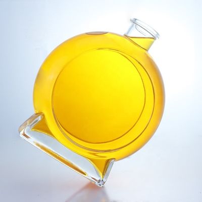 厚底コルク密封型 ジン・ウイスキー・ラム・テキラ・ブランデー用の空のガラスボトル