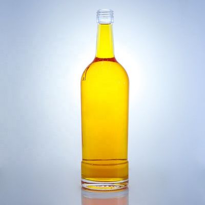 グラス コラー 丸い形 空のガラスボトル 750ml ティーキラ ブランデー ラム ジン ウィスキー