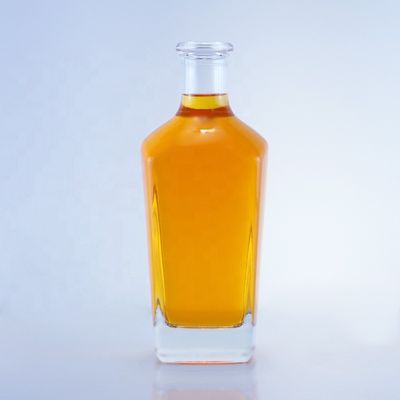 750ml クリア・バーニッシュ・リコア グラスボトル ユニークな液体・ウイスキー ウォッカ ラム・テキラ
