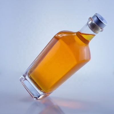 750ml クリア・バーニッシュ・リコア グラスボトル ユニークな液体・ウイスキー ウォッカ ラム・テキラ