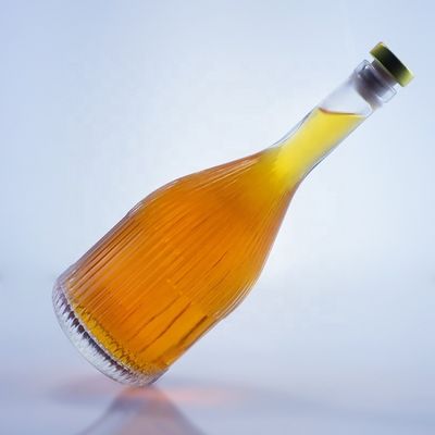 500ml 750ml 1000ml でウォッカ ジン ラム ウィスキー ブランデー 透明 空ガラス ボトル