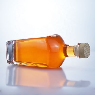 ホットスタンピング 表面処理 透明またはカスタマイズされた色 750ml ラム ウォッカ 酒 グラスボトル