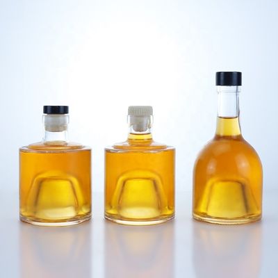 500ml 750ml 1000ml 華麗な フリント ガラス スピリット ボトル ウイスキー ウォッカ シャンパン テキラ