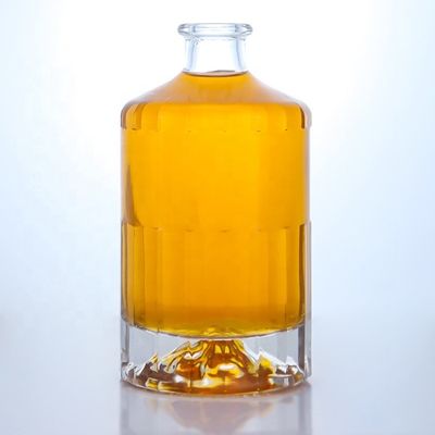 500ml 700ml 750ml フリント ガラス スピリット ジン ウィスキー ウォッカ ブランデー 酒瓶 コルク