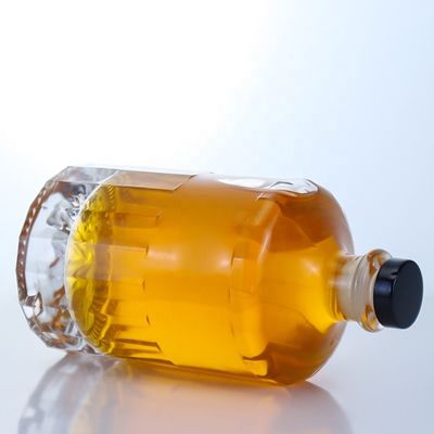500ml 700ml 750ml フリント ガラス スピリット ジン ウィスキー ウォッカ ブランデー 酒瓶 コルク