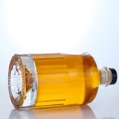 500ml 700ml 750ml フリント ガラス スピリット ジン ウィスキー ウォッカ ブランデー 酒瓶 コルク
