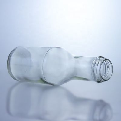 200/375/500/750/1000ml 水汁ミルクコーヒー用のスクリューキャップガラスボトル