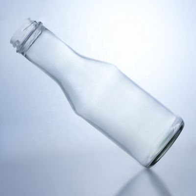 200/375/500/750/1000ml 水汁ミルクコーヒー用のスクリューキャップガラスボトル