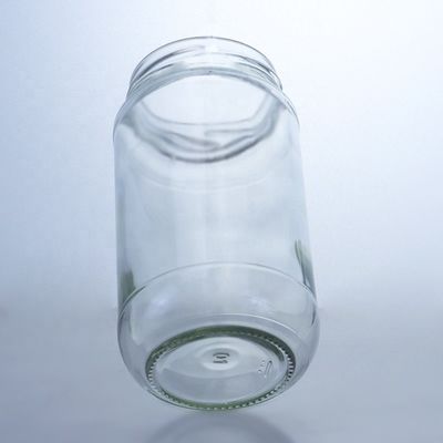 ワインスクリューキャップ エレガント 410ml 500ml 透明ガラスボトル サラダ チリソース ケチャップ