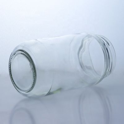 ワインスクリューキャップ エレガント 410ml 500ml 透明ガラスボトル サラダ チリソース ケチャップ
