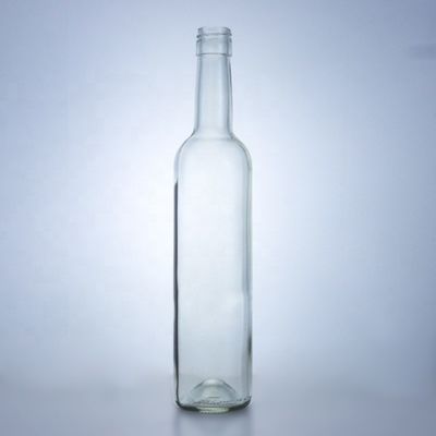 500ml 700ml 750ml 1000ml ホットスタンプの表面処理のためのウイスキーのための透明ガラスボトル