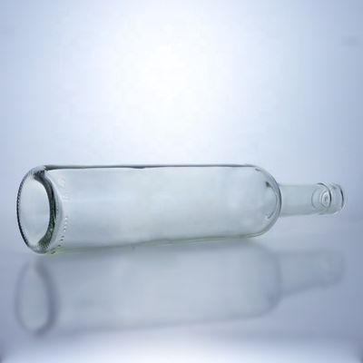 500ml 700ml 750ml 1000ml ホットスタンプの表面処理のためのウイスキーのための透明ガラスボトル