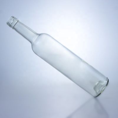 500ml 700ml 750ml 1000ml ホットスタンプの表面処理のためのウイスキーのための透明ガラスボトル