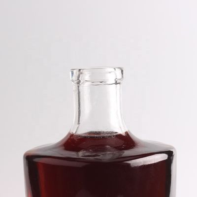 ウィスキーシール型 コーク 750ml/1000ml シャンパン用透明ガラスボトル