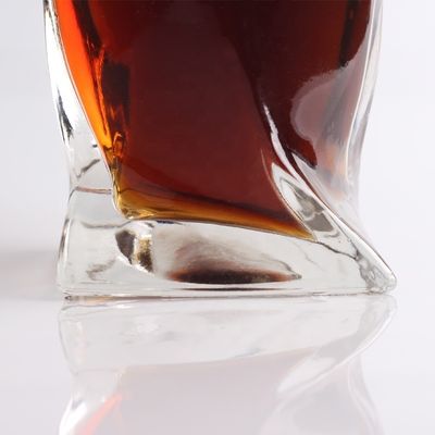 ウィスキーシール型 コーク 750ml/1000ml シャンパン用透明ガラスボトル