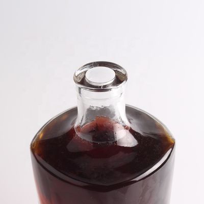 ウィスキーシール型 コーク 750ml/1000ml シャンパン用透明ガラスボトル