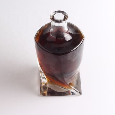 ウィスキーシール型 コーク 750ml/1000ml シャンパン用透明ガラスボトル