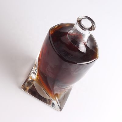 ウィスキーシール型 コーク 750ml/1000ml シャンパン用透明ガラスボトル
