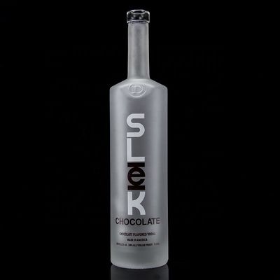 コークシールタイプ 750ml 1000ml フロストデカル クリア フリントガラスボトル ジン・ラム シャンパン・テキラ ウイスキー オーダーメイド ロゴ