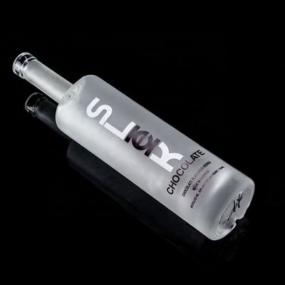 コークシールタイプ 750ml 1000ml フロストデカル クリア フリントガラスボトル ジン・ラム シャンパン・テキラ ウイスキー オーダーメイド ロゴ