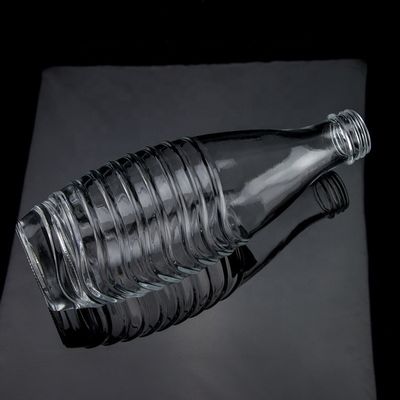 ウォッカ ガラス コラー 750ml 1000ml クリア フリント ジン ラム シャンパン テキラ ウィスキー ボトル